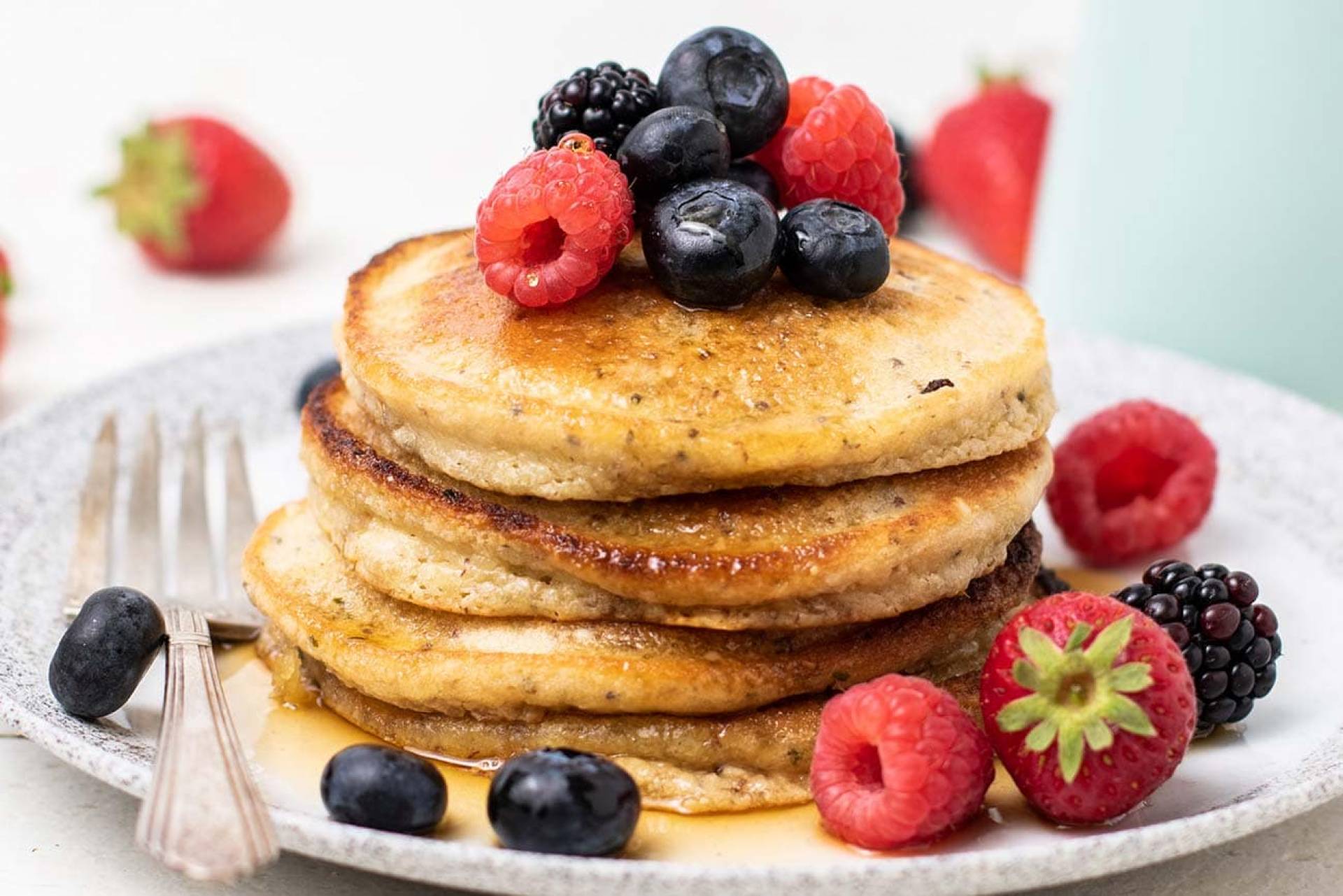 Keto Pancakes (Berries and Protein)