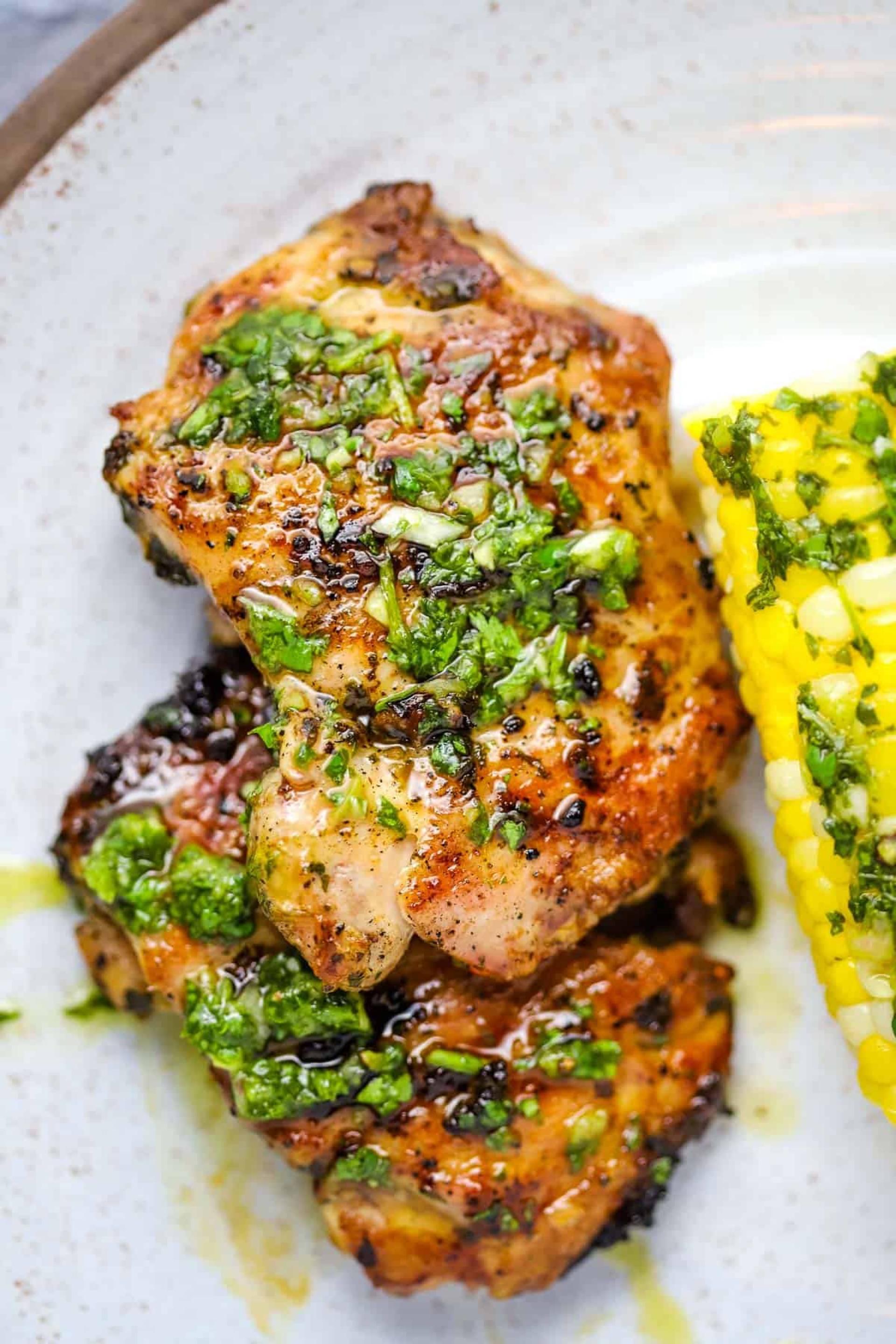 PECHUGA GRILL CHIMICHURRI COLIFLOR ARROZ GUISADO