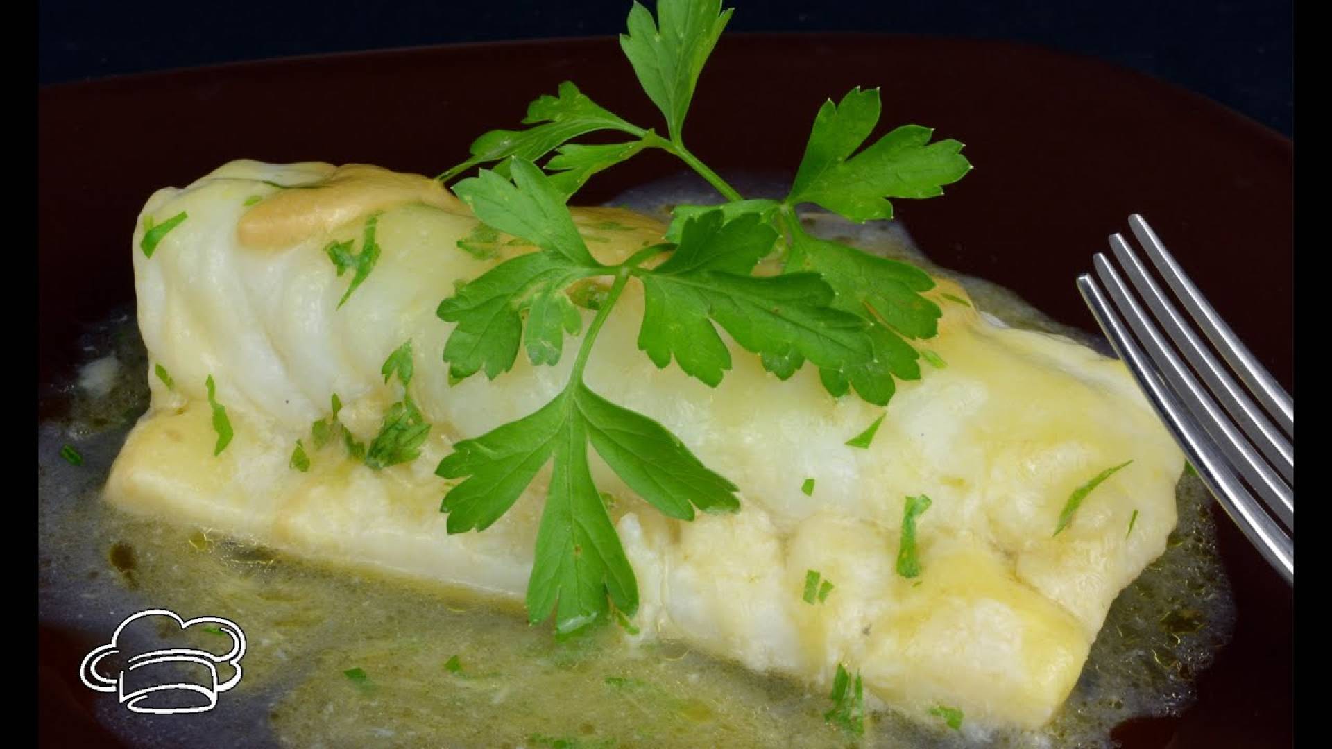 FILETE DE BACALAO EN SALSA VERDE Y ARROZ CON ZANAHORIA Y CILANTRO