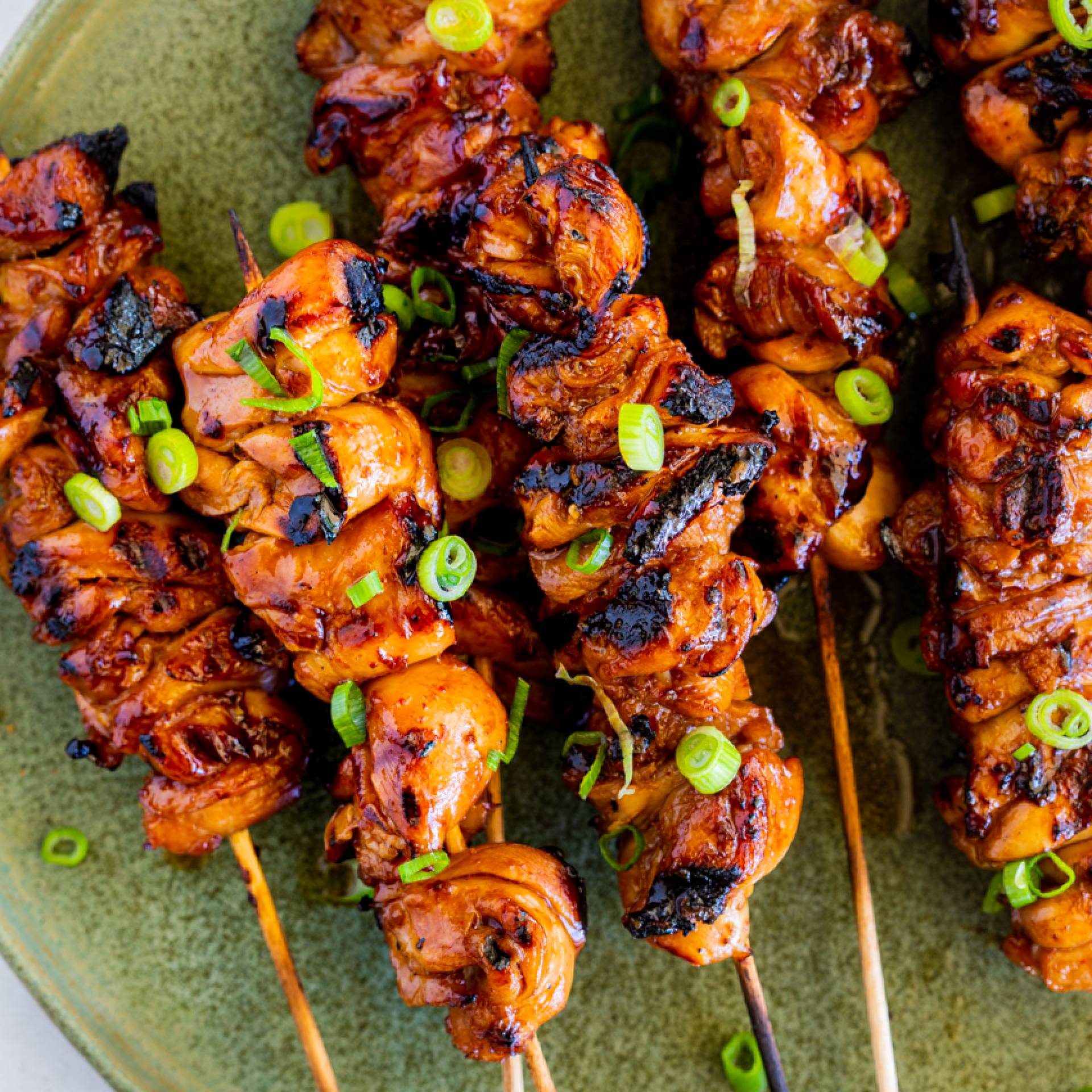 BBQ CHICKEN KEBABS & ARROZ JAZMIN