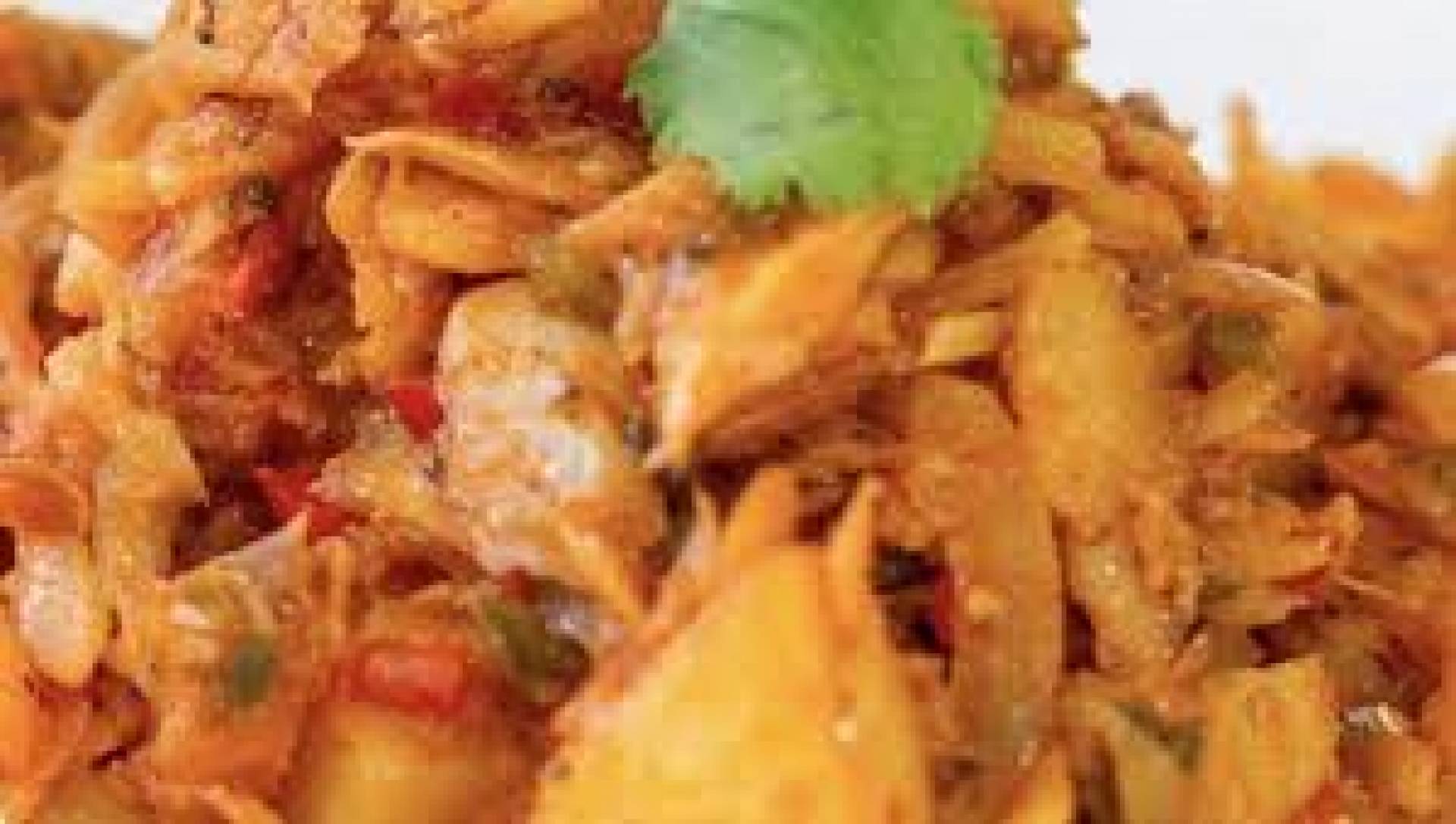 GUISO DE BACALAO CON MAJADO DE MALANGA