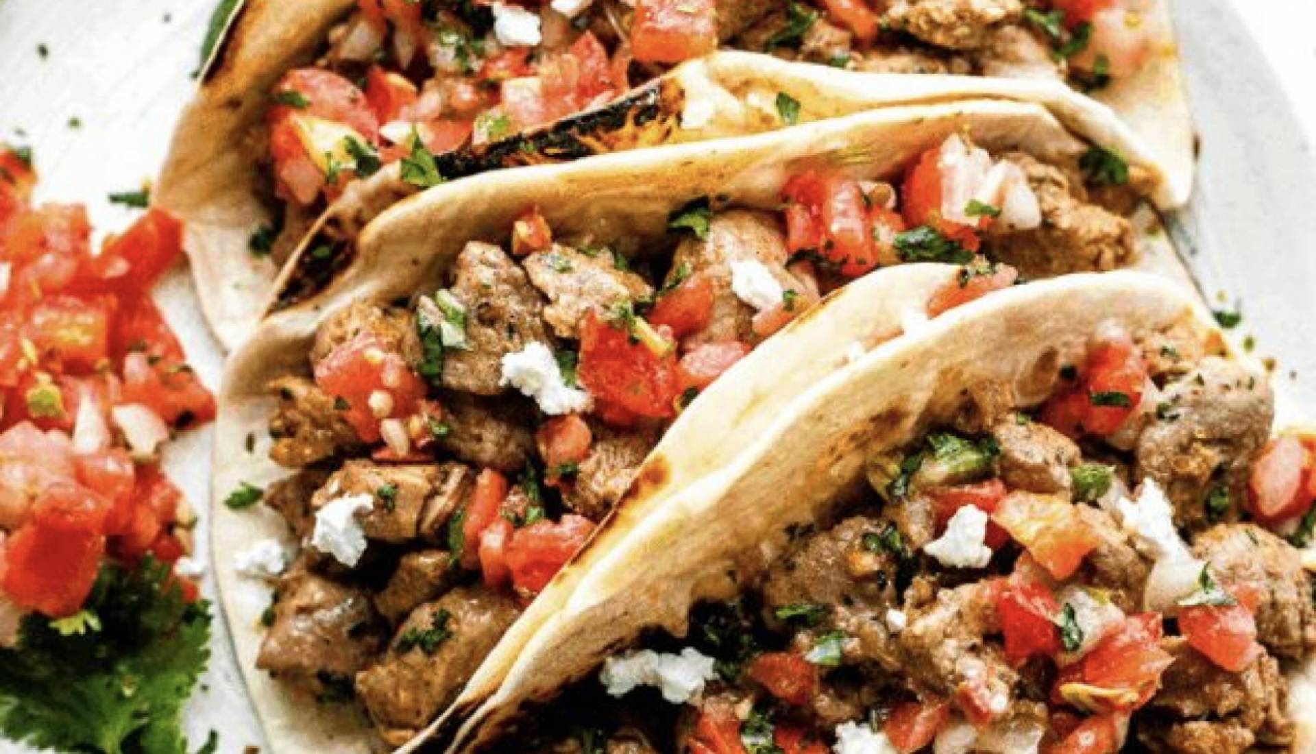 Tacos de carnitas (de cerdo)