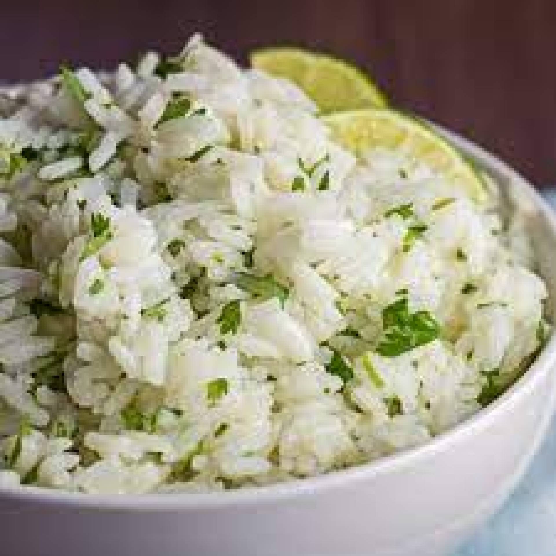 Bistec mediterraneo con arroz cilantro