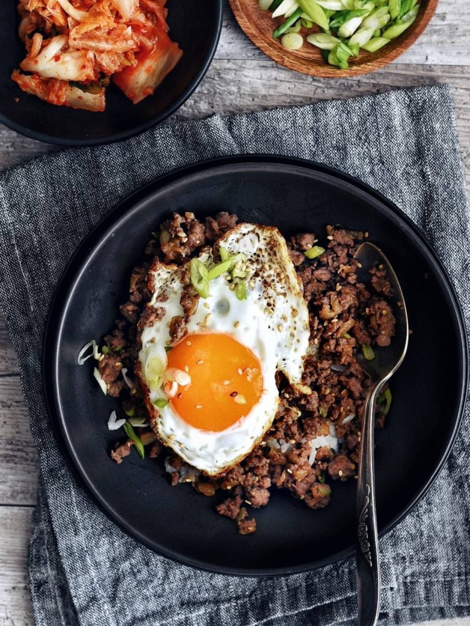 Beef & Egg Bowl