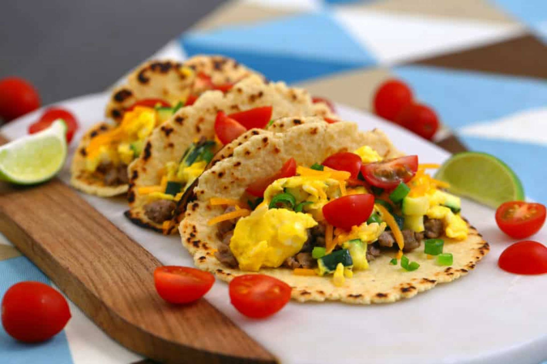 Breakfast Scrambled Tacos