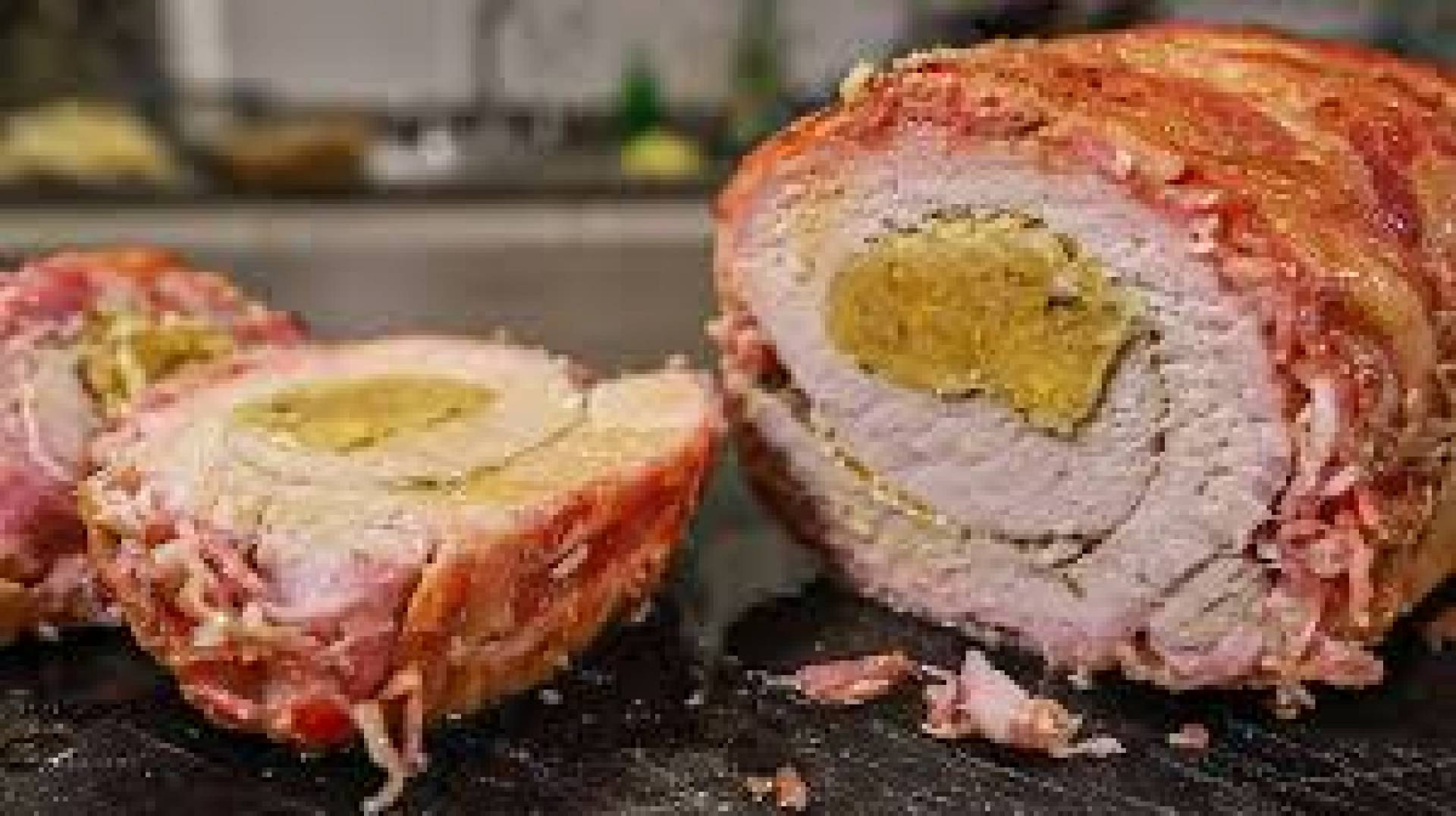 LOMO RELLENO DE YUCA Y CHORIZO